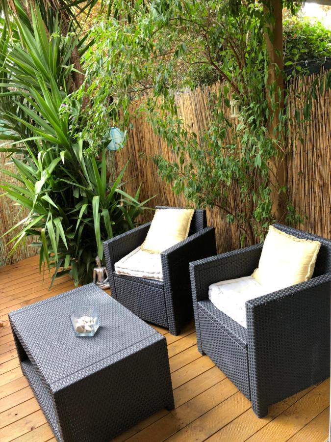 Agreable T2 Traversant Rdc Avec Terrasse + Balcon+ Parking 2 Places Montpellier Buitenkant foto
